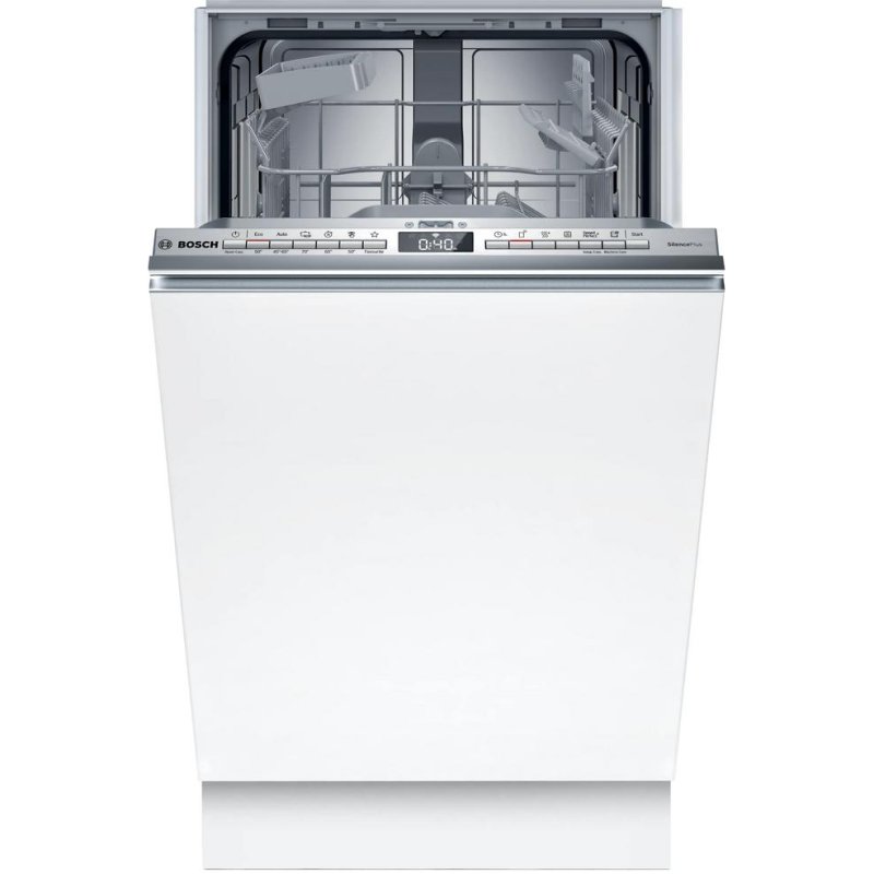 Detalle de Bosch Serie 4 SPV4HKX10E: Lavavajillas integrado 45 cm, 10 cubiertos, Wi‑Fi y AquaStop