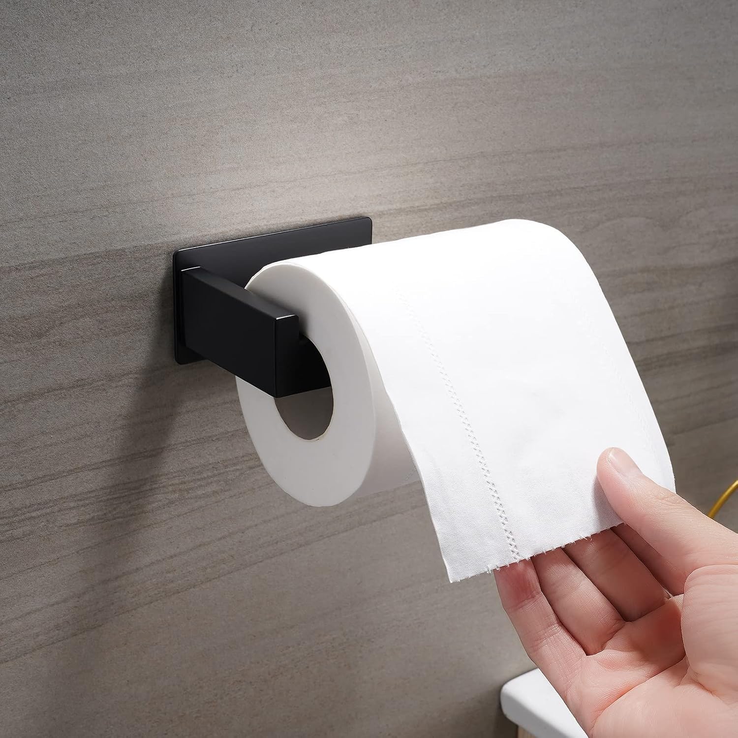Thumbnail 1 de Eowihor Toilettenpapierhalter selbstklebend aus Edelstahl 🚽
