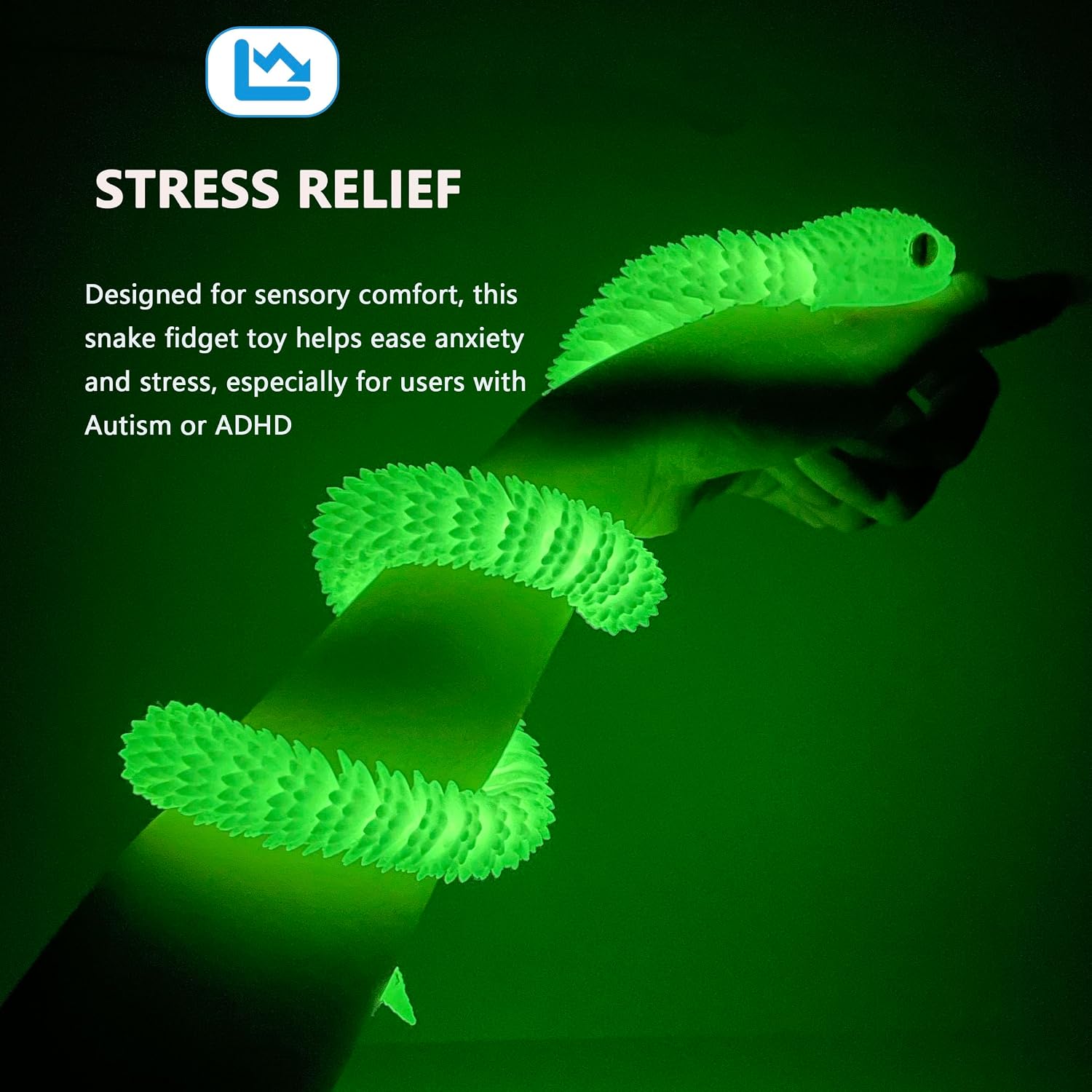 Detalle de 3D Printed Snake Toys 24-inch flexible