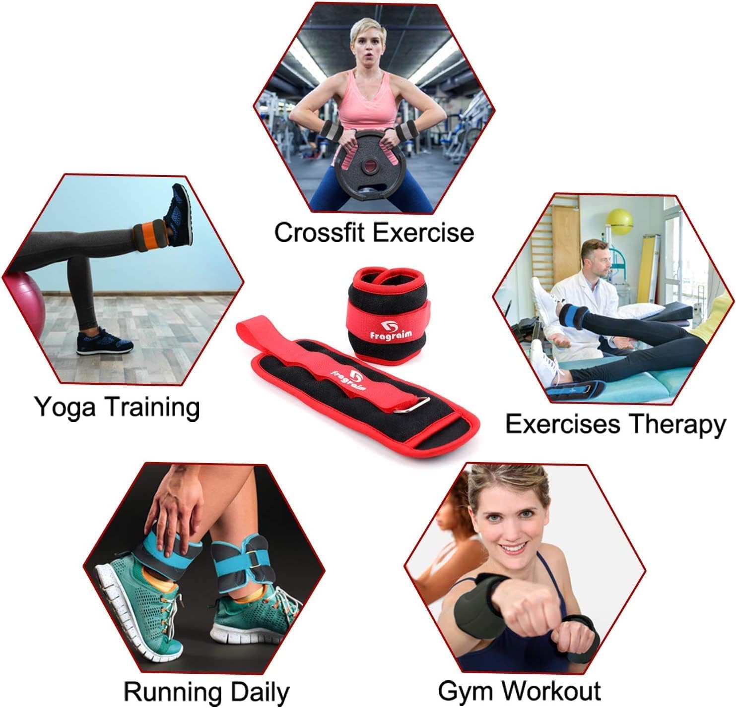 Detalle 2 de Ankle Weights 1–5 kg Pair for Strength Training