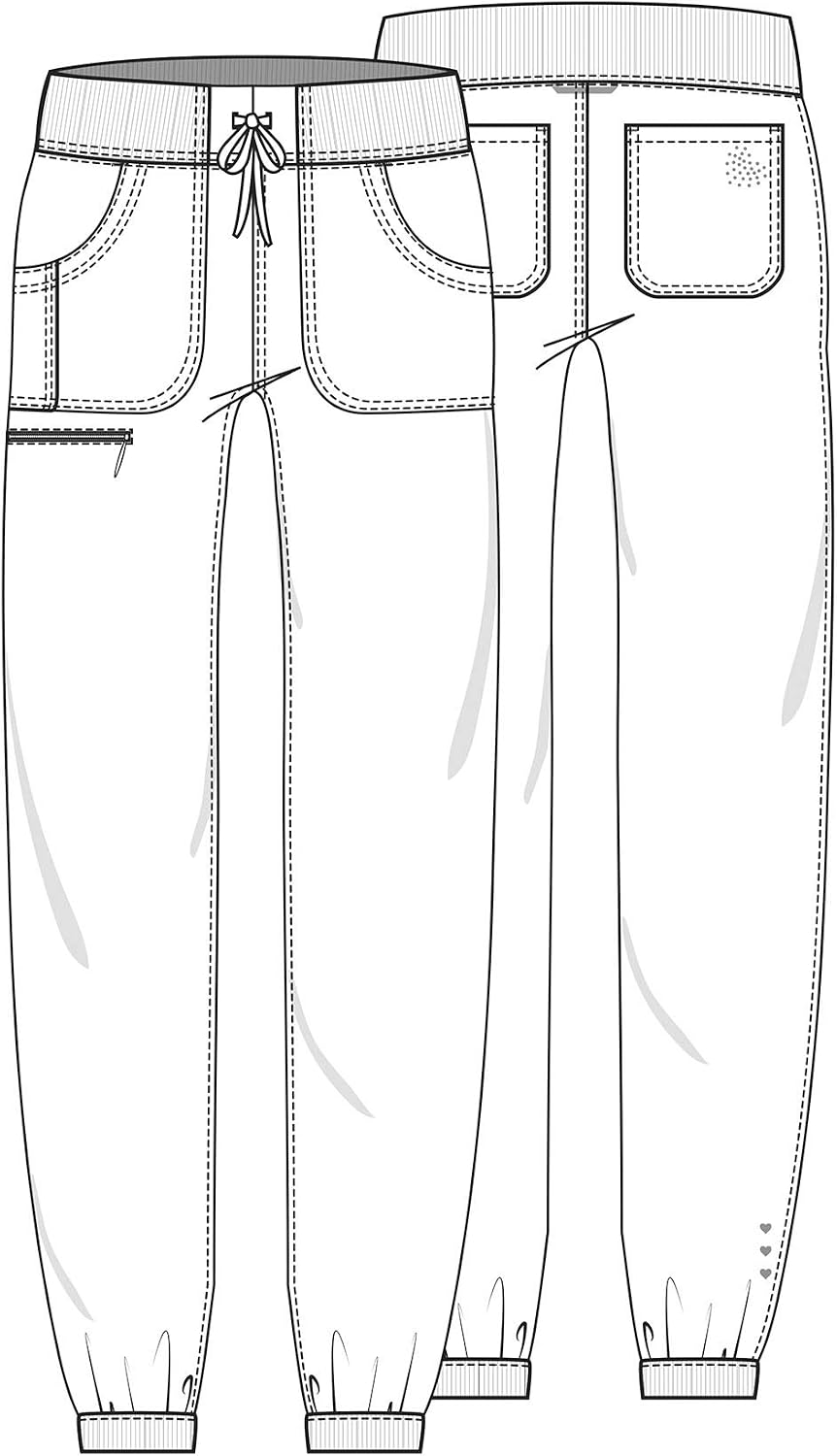 Thumbnail 6 de HeartSoul HS030 Women's Scrub Jogger Pants, 5 Pockets, Moisture-Wicking Fabric