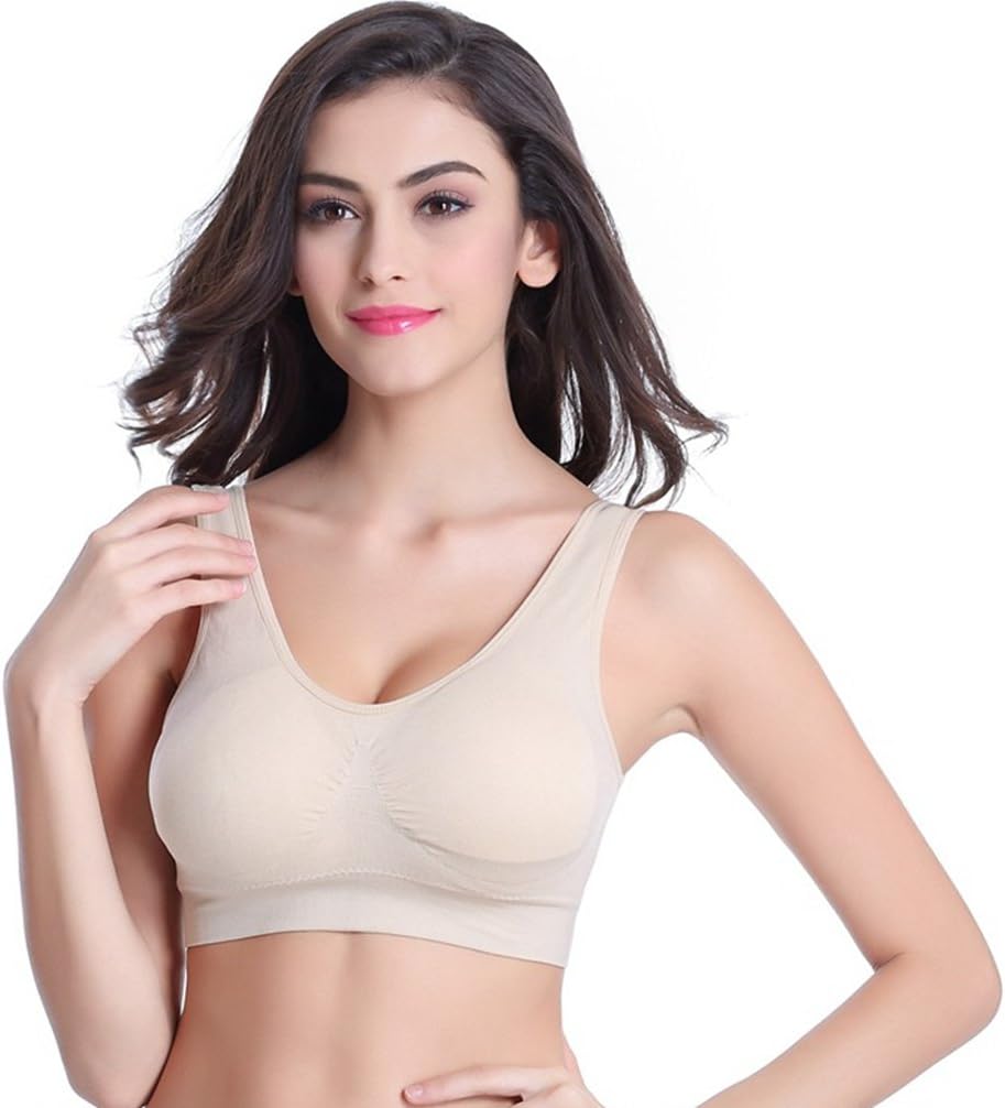 Detalle 2 de Vermilion Bird Women’s 3-Pack Seamless Sports Bras with Removable Pads
