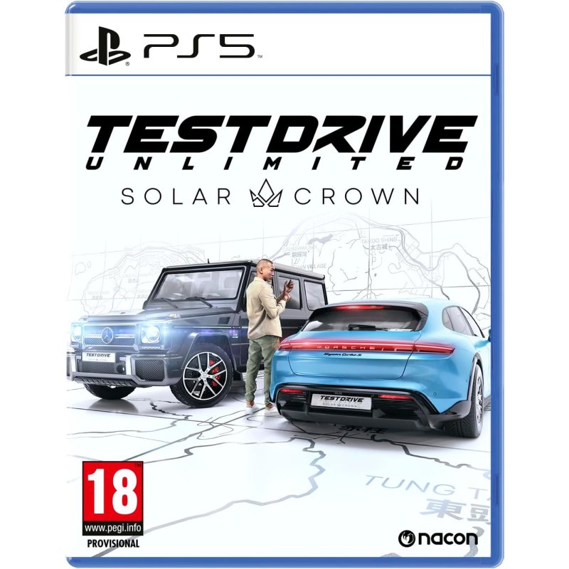 Detalle de Test Drive Unlimited Solar Crown PS5 juego de carreras
