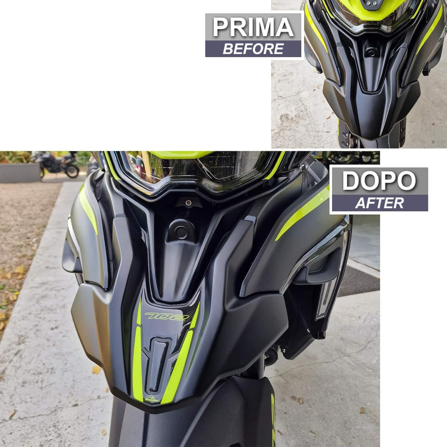 Detalle 1 de Resin Bike 3D Stickers for Benelli TRK 702X