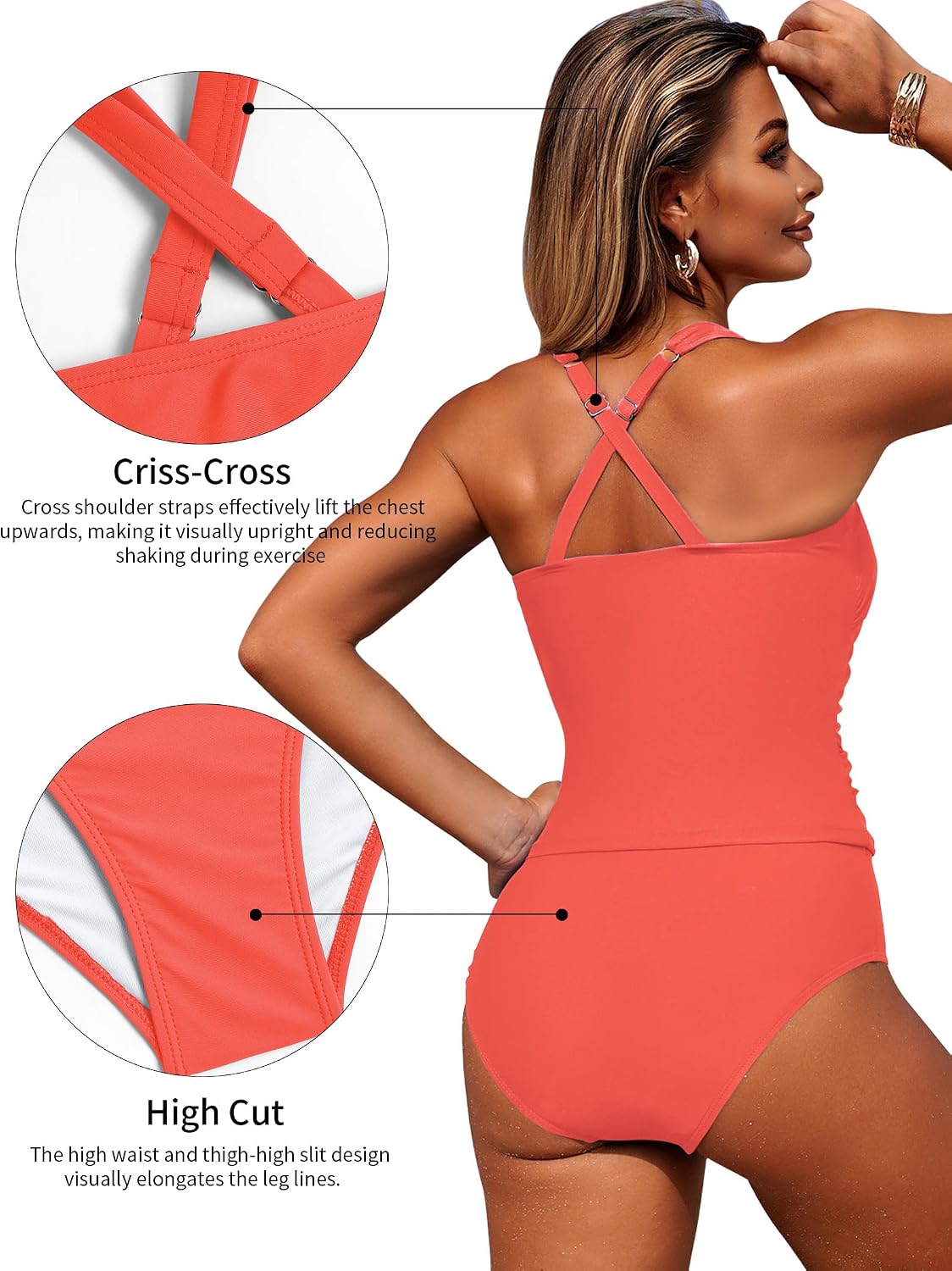 Detalle de ZAFUL Tankini Swimsuit