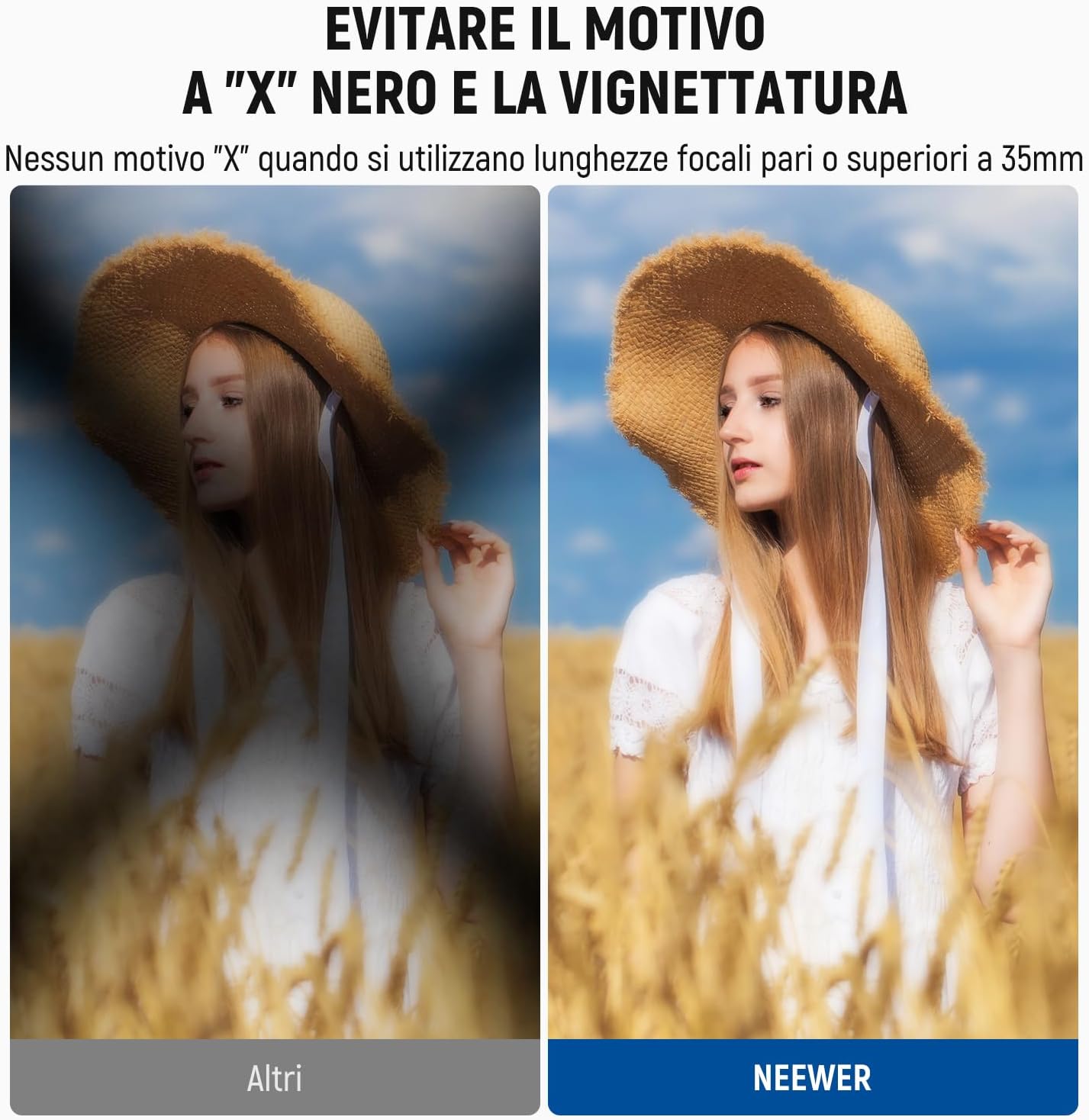 Thumbnail 6 de NEEWER 82mm 3in1 Filtro ND Variabile + CPL + Black Diffusion 1/4 – Filtro Multifunzione per Esposizione, Polarizzazione e Effetto Cinematic