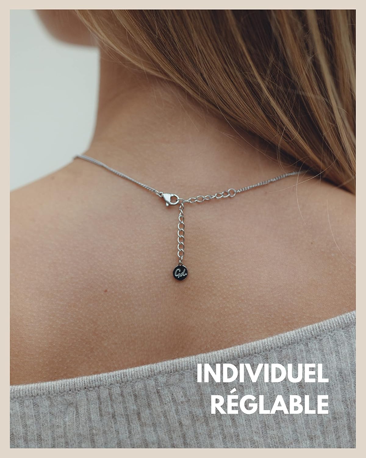 Thumbnail 3 de Collier GD GOOD.designs A-Z argent 11 mm