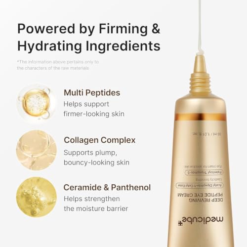 Detalle de medicube Eye Cream with Deep Reviving Peptide for Fine Lines Care