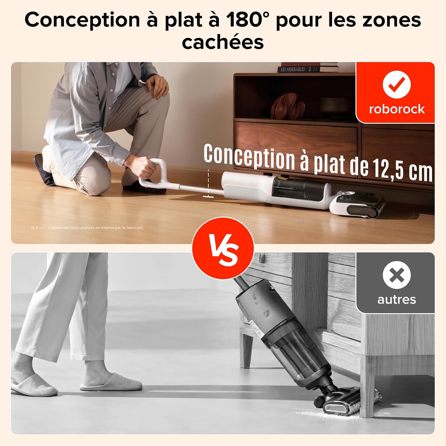 Thumbnail 4 de roborock F25 GT : aspirateur laveur sans fil avec lavage à 90 °C et auto-nettoyage
