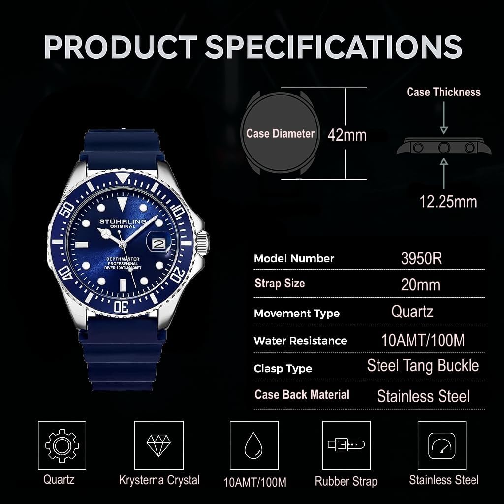 Thumbnail 5 de Stuhrling Original Dive Watch 42 mm