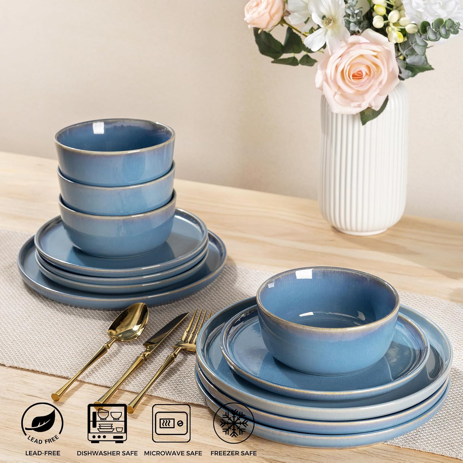 Detalle 2 de GBhome GBHOME Ceramic Dinnerware Sets 24