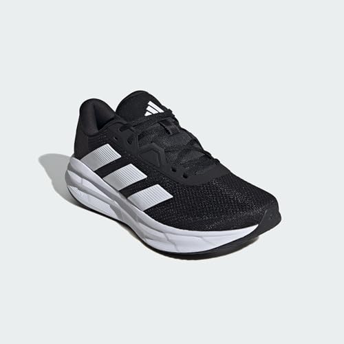Detalle de adidas Men's Galaxy 7 Running Shoes – Core Black/Cloud White/Carbon (UK 10)