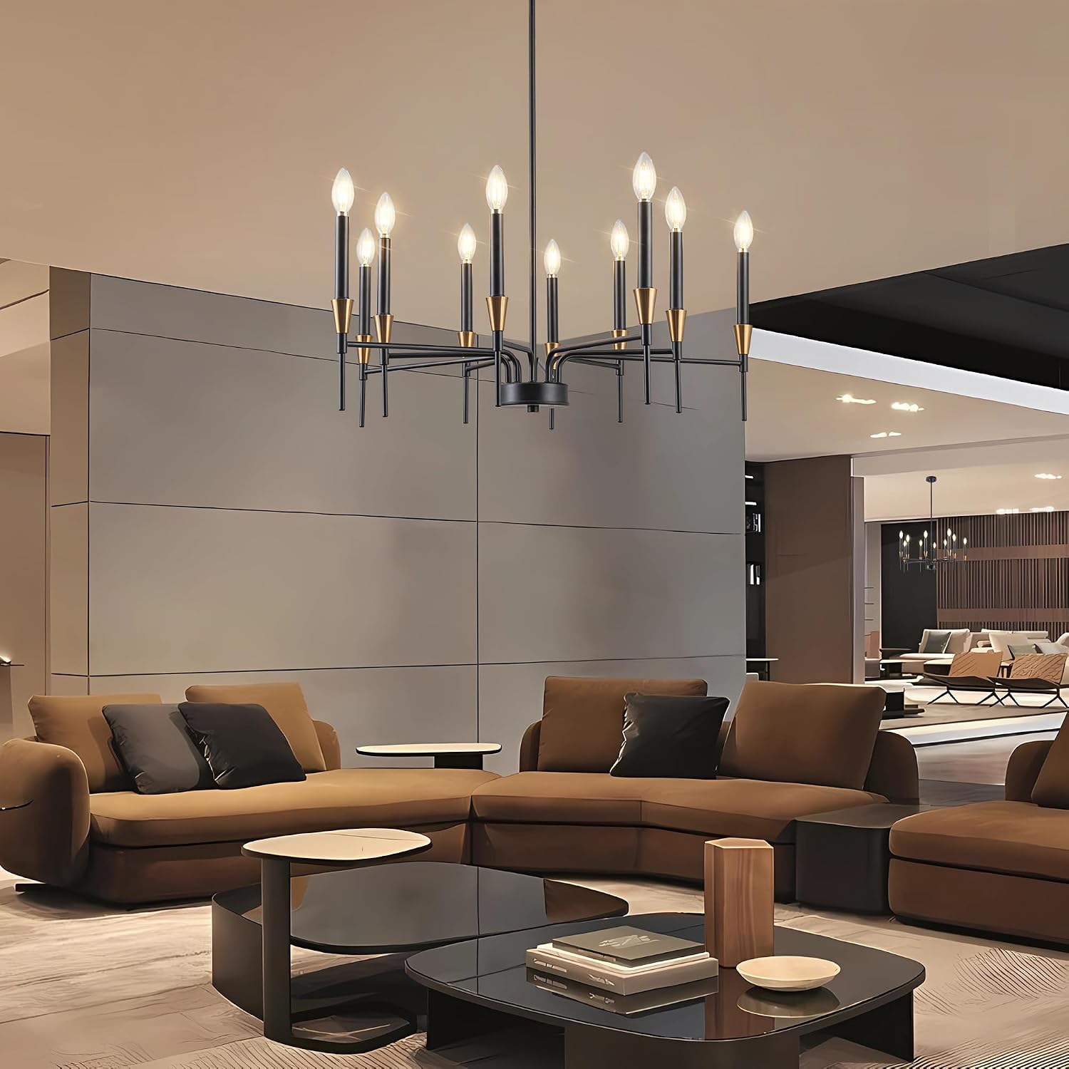 Detalle 2 de 10-light chandelier