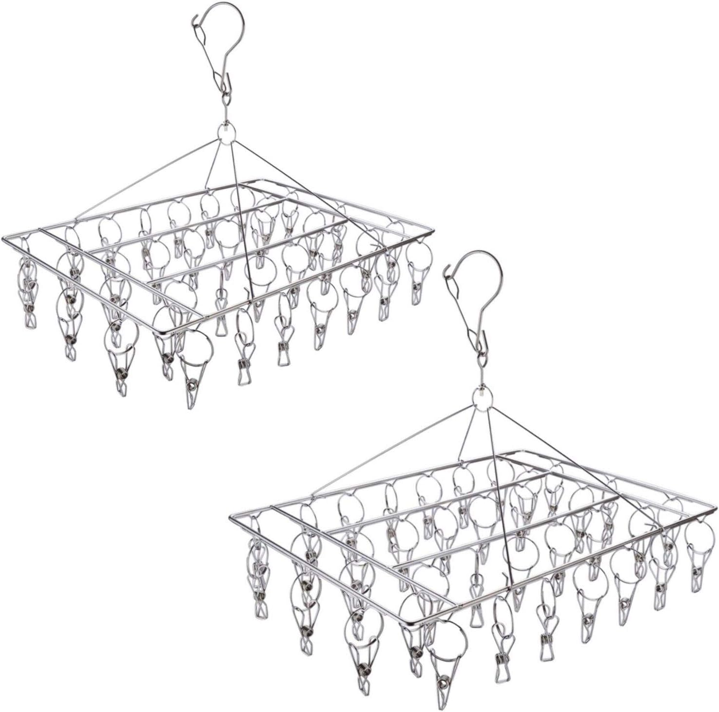 Thumbnail 5 de Stainless Steel Sock Drying Rack 36 pegs