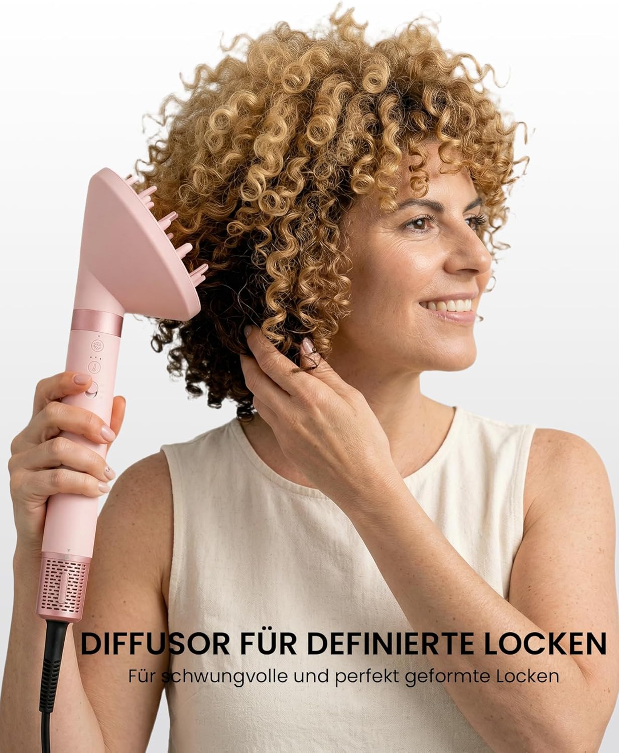 Detalle 2 de MESCOMB 6-in-1 Airstyler mit Diffusor – Komplettes Styling-System für Locken, Glätten und Volumen