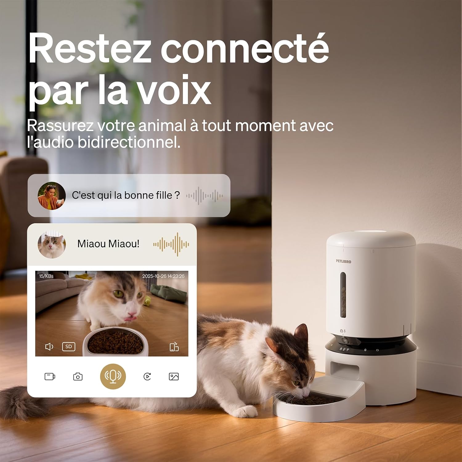 Thumbnail 4 de PETLIBRO 5L distributeur de croquettes automatique WiFi 5G avec caméra 1080P