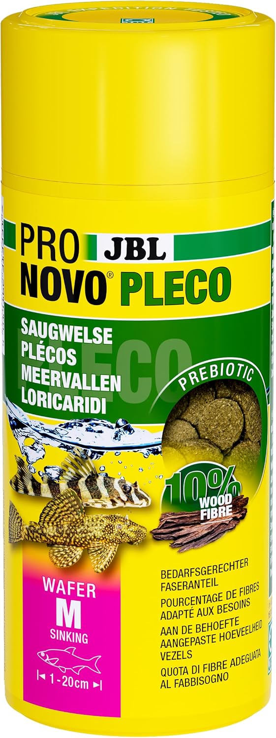 JBL PRONOVO PLECO WAFER – Futterwafer für Saugwelse (Größe M, 250 ml)