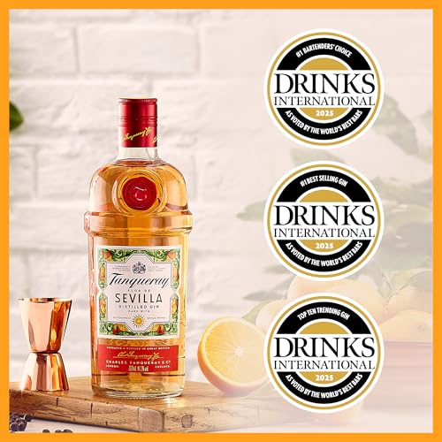 Thumbnail 5 de Tanqueray Flor de Sevilla – Gin mit Sevilla-Bitterorange, 41,3% Vol, 700 ml