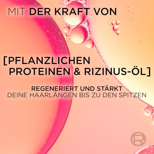 Detalle de L'Oréal Paris Elvital Dream Length Super Aufbau Shampoo 1000 ml – gegen Spliss und Haarbruch