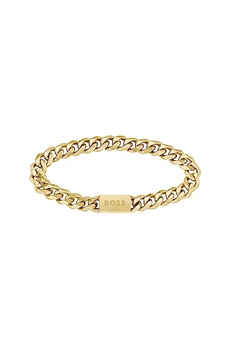 Detalle de BOSS 1580403M Pulsera cadena oro amarillo ⛓