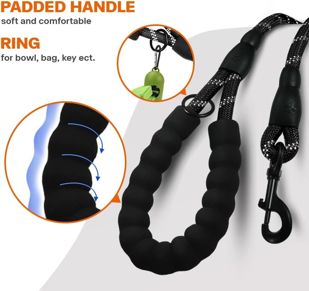 Thumbnail 3 de Taglory Rope Dog Lead 1.5 m with Padded Handle 🐕