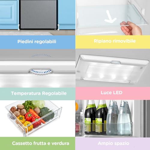 Detalle de COMFEE' RCB359IX2: Frigorifero Combinato 262 L con Low Frost, silenzioso e efficiente