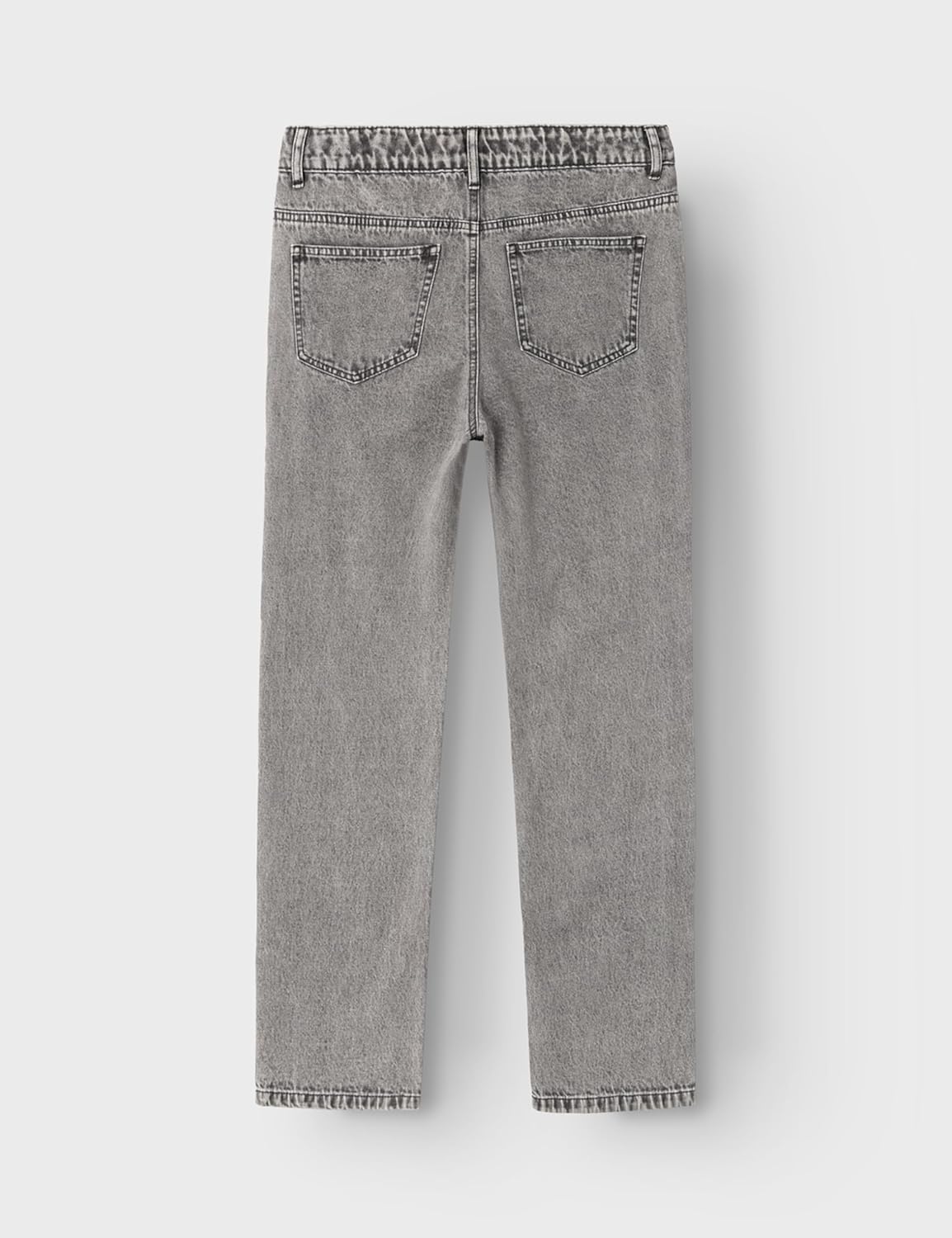 Detalle de NAME IT Nlfkizza DNM Hw Mom Pant Noos Jeans Fille — Jean taille haute avec taille ajustable et poches