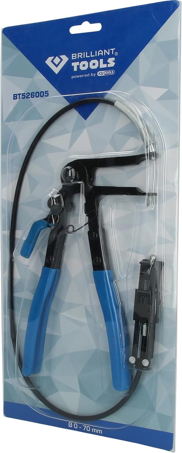 Detalle 1 de BRILLIANT TOOLS BT526005 Hose Clamp Pliers with 65 cm Bowden Cable