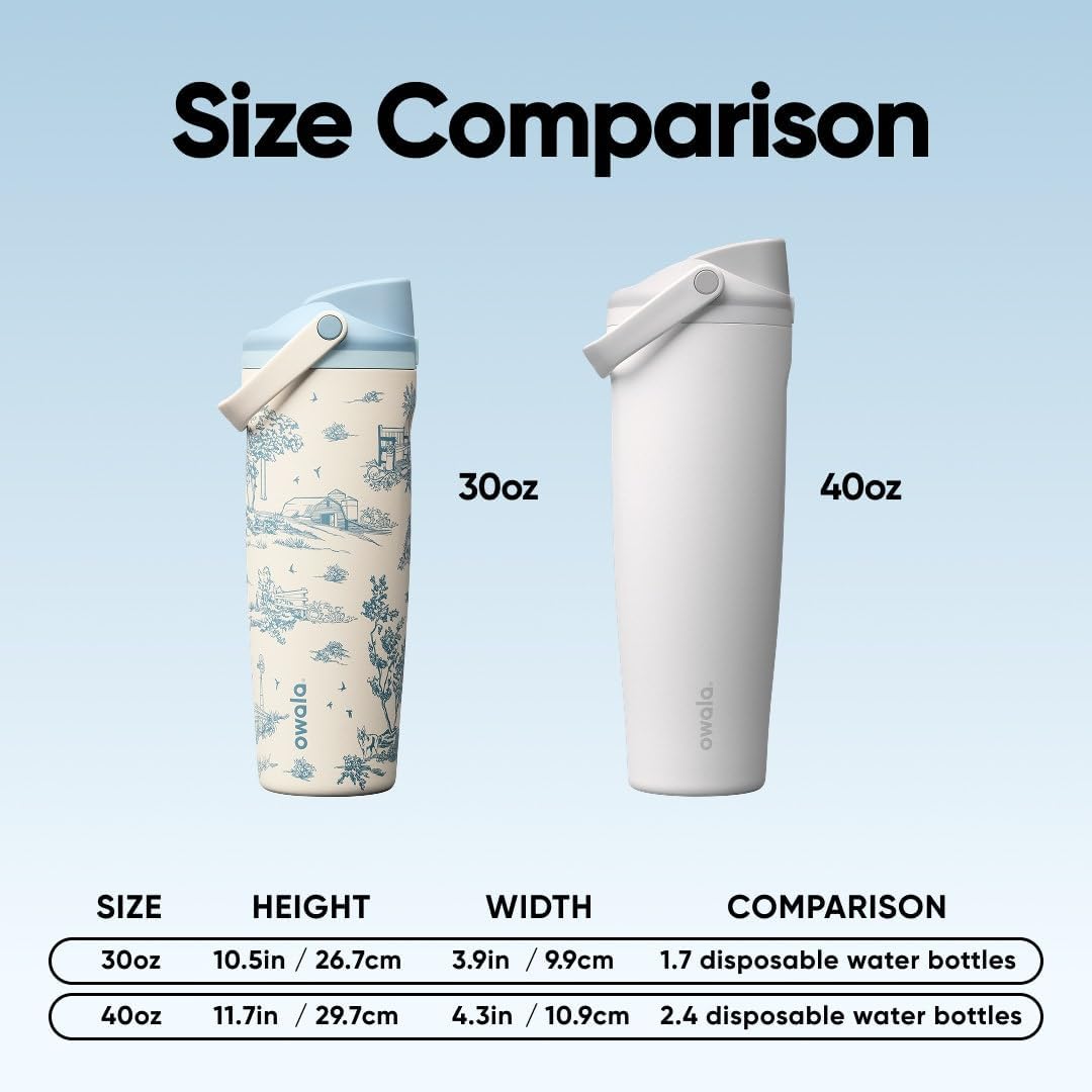 Thumbnail 6 de Owala FreeSip Sway C08467W 30 oz Insulated Stainless Steel Water Bottle