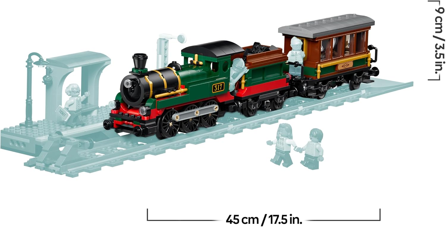 Thumbnail 6 de LEGO City Klassischer Dampfzug Spielzeug 60511 – STEM-Modellbauset mit Bahnhof, Schienen, Führerstand Steuerung, Haltesignal und 5 Minifiguren