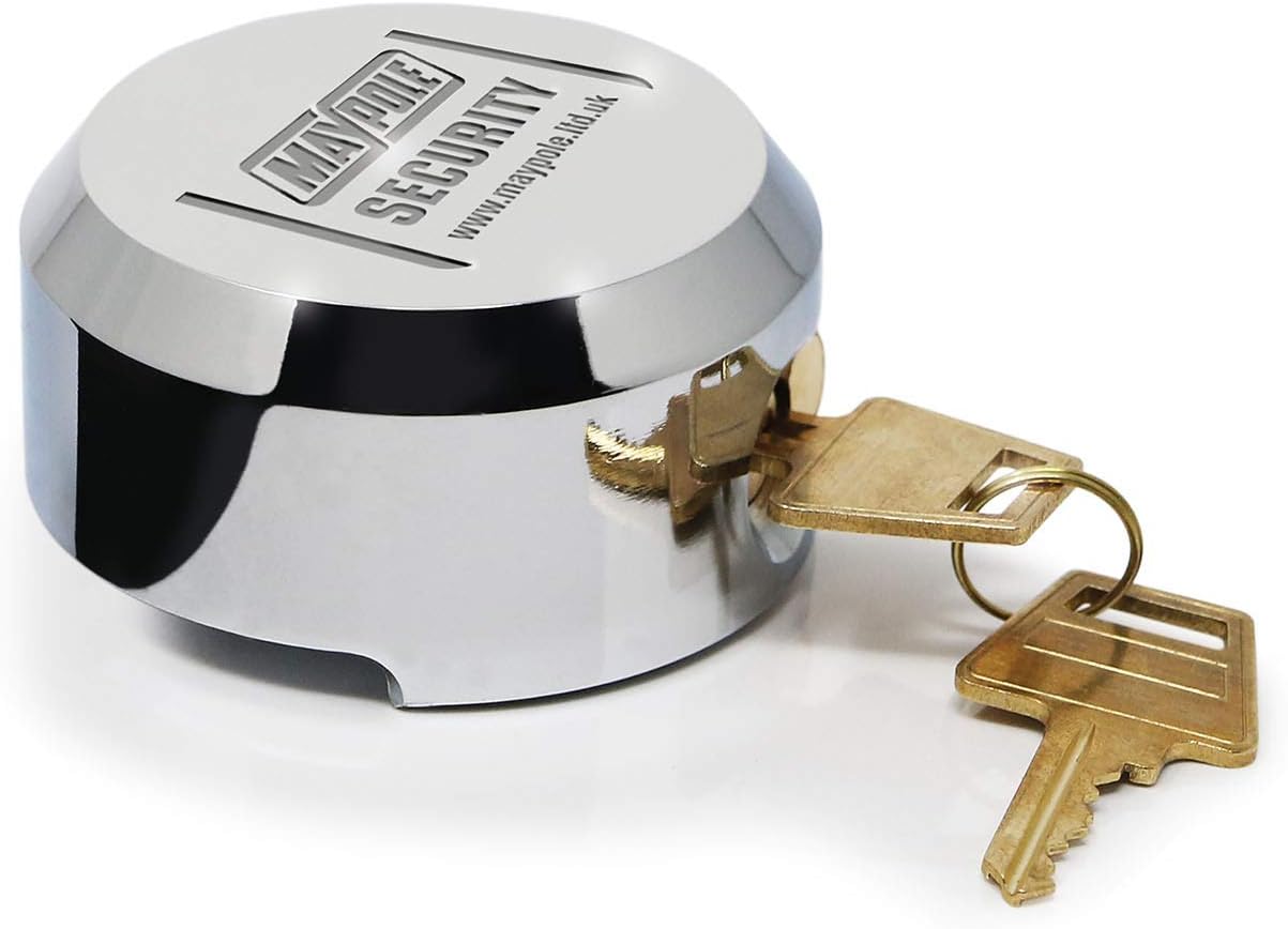 Thumbnail 2 de Maypole Heavy Duty Security Lock: Chrome, Rust-Resistant Lock for Vans, Sheds & Garages