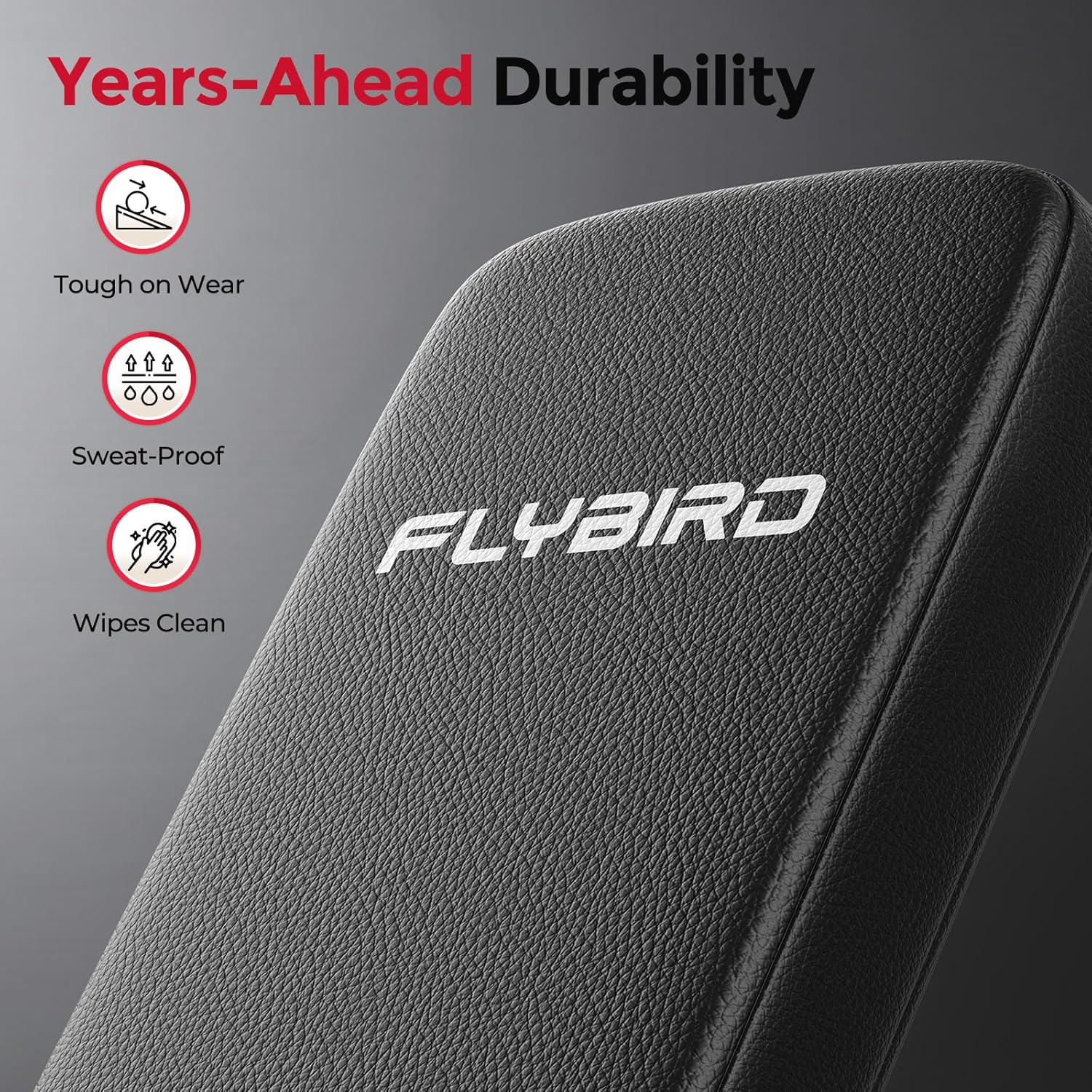 Detalle de FLYBIRD WB5 Weight Bench — 800LBS ASTM-Certified Adjustable Bench for Home Gym