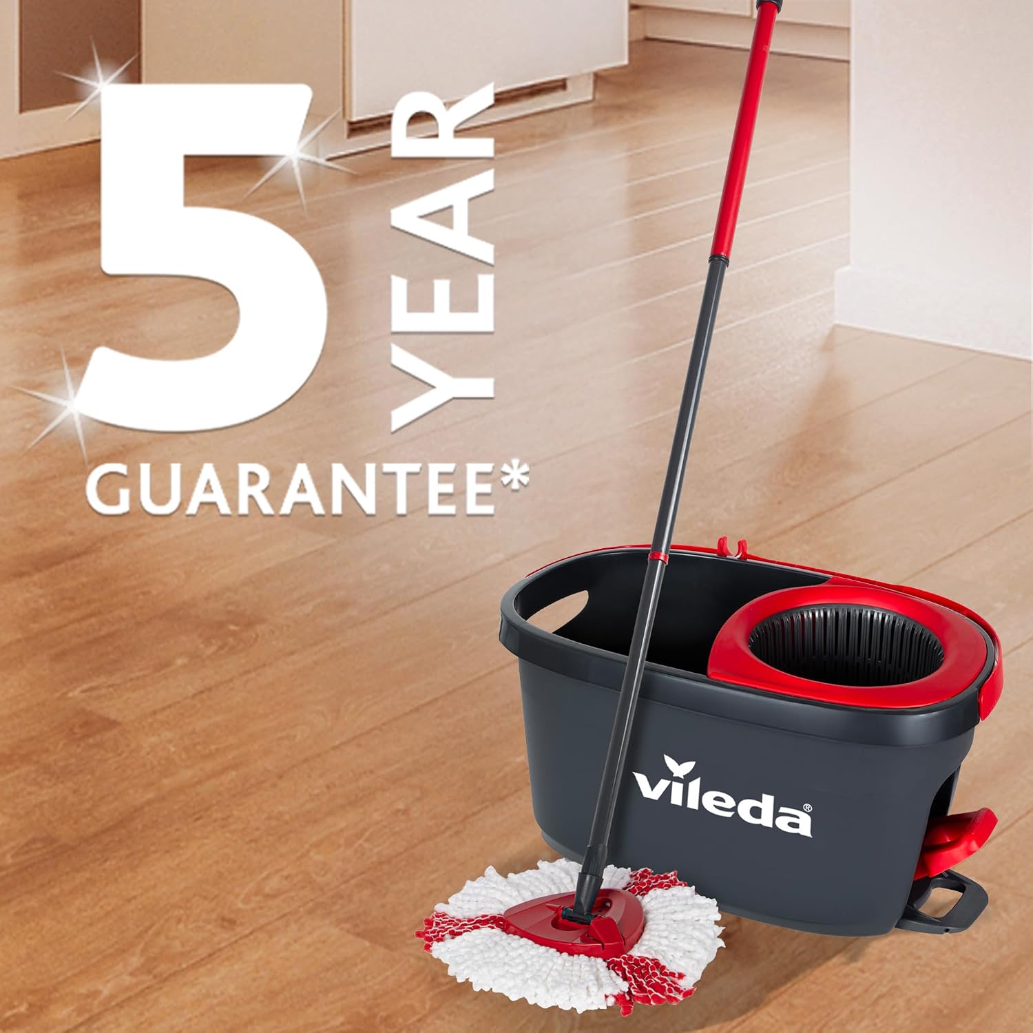 Thumbnail 5 de Vileda Turbo Microfibre Spin Mop 1 set 🧹