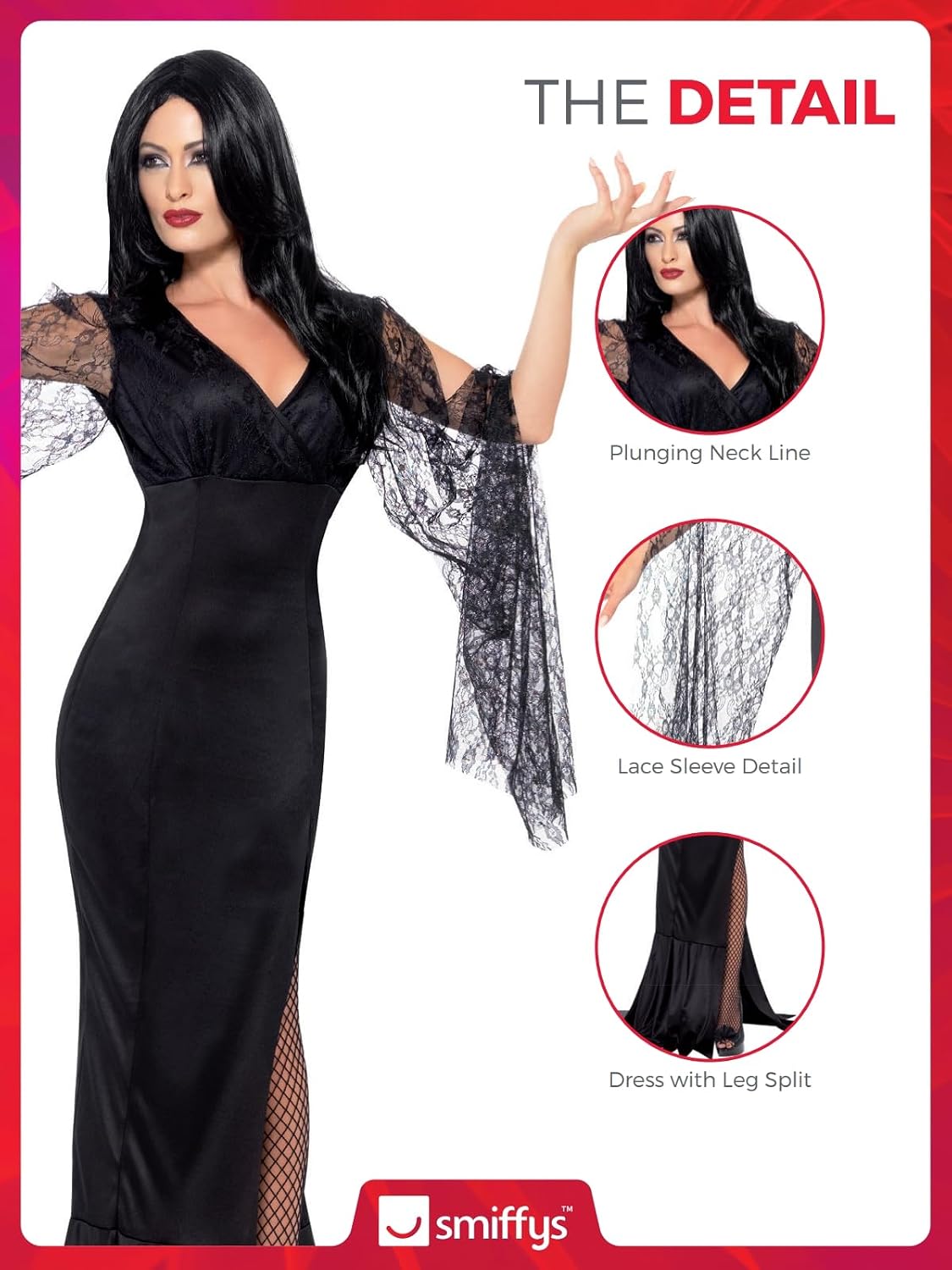 Thumbnail 4 de Smiffys Robe de déguisement Femme 37"
