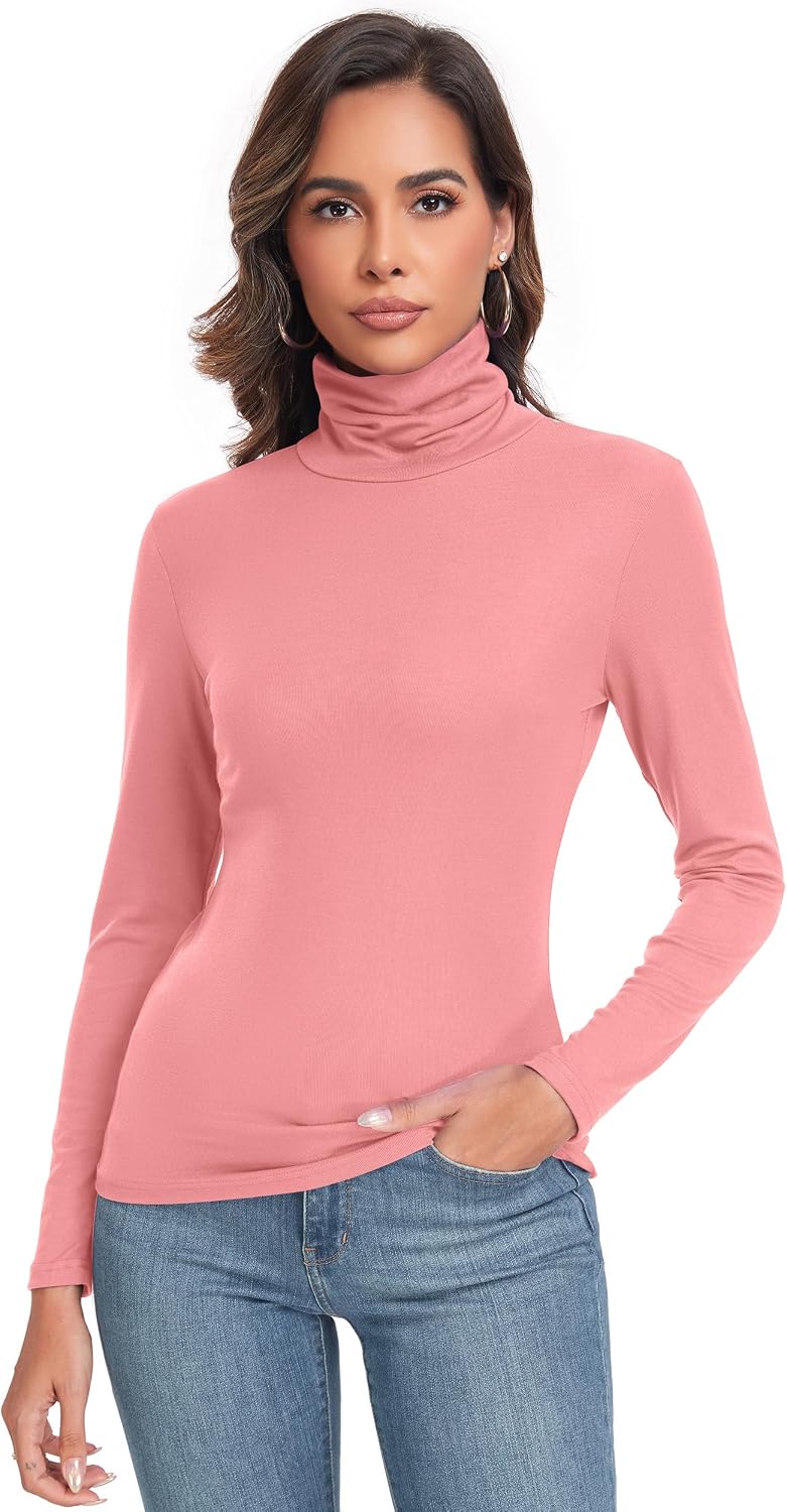 Detalle de Women's Turtleneck Top, Long Sleeve