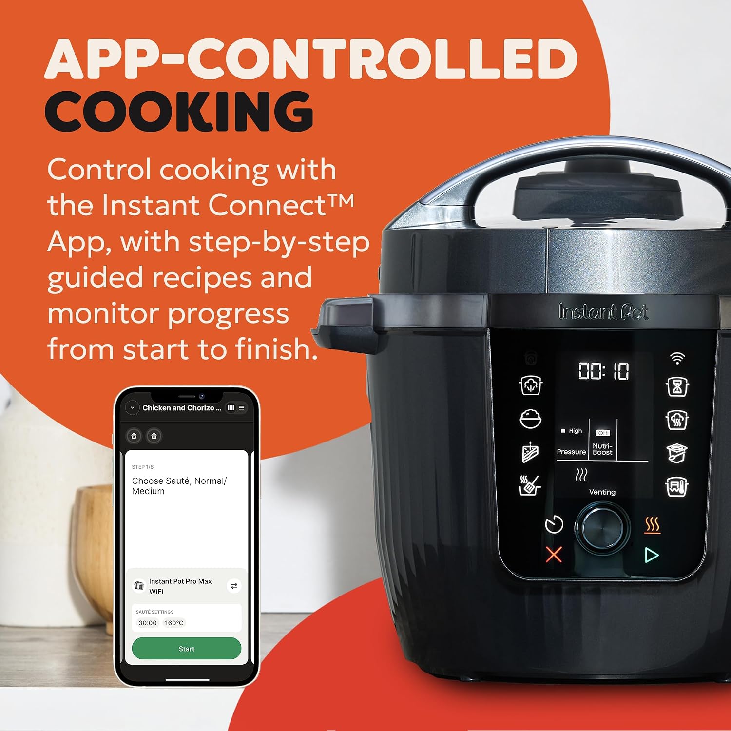 Detalle 2 de Instant Pot Pro 10-in-1 Multi-Cooker 5.7L 🍲