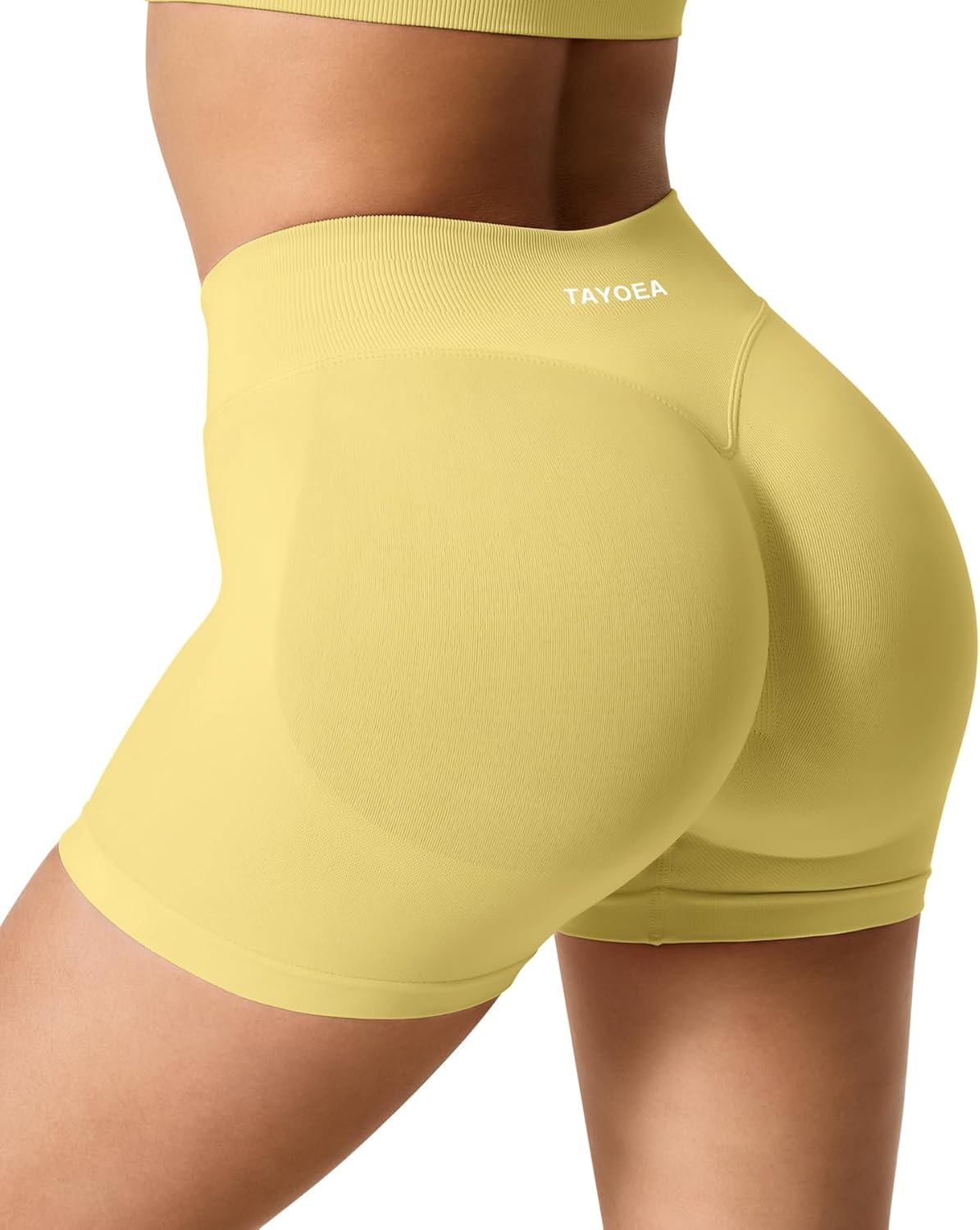 Thumbnail 4 de TAYOEA Sport Shorts Damen mit Scrunch-Effekt, Push-Up & Butt-Lifting – kurze nahtlose Gym-Shorts für Workout, Yoga & Alltag