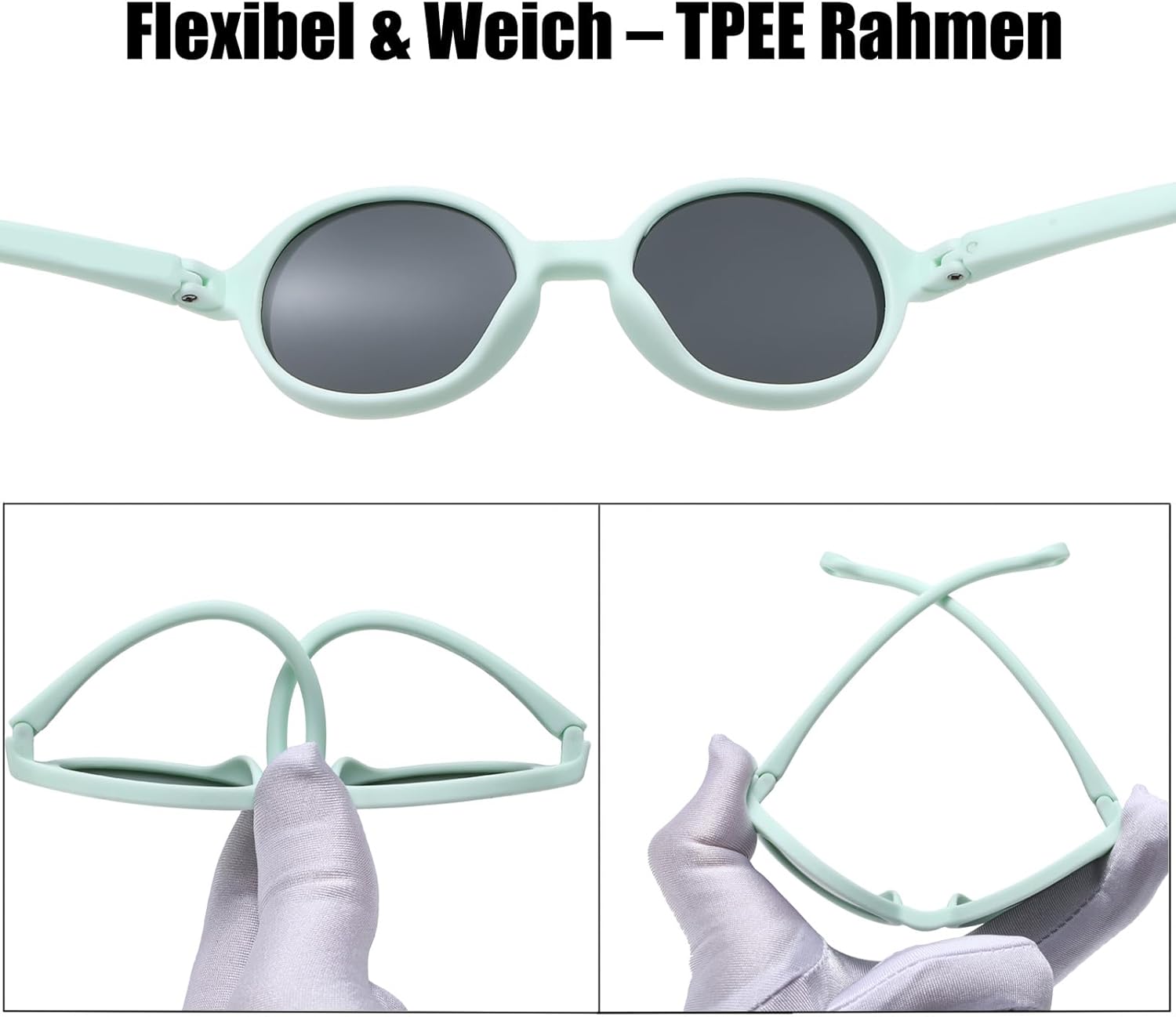 Thumbnail 3 de Baby Polarised Sunglasses (0–36 Months) with UV400 Protection Strap – D Lolylad