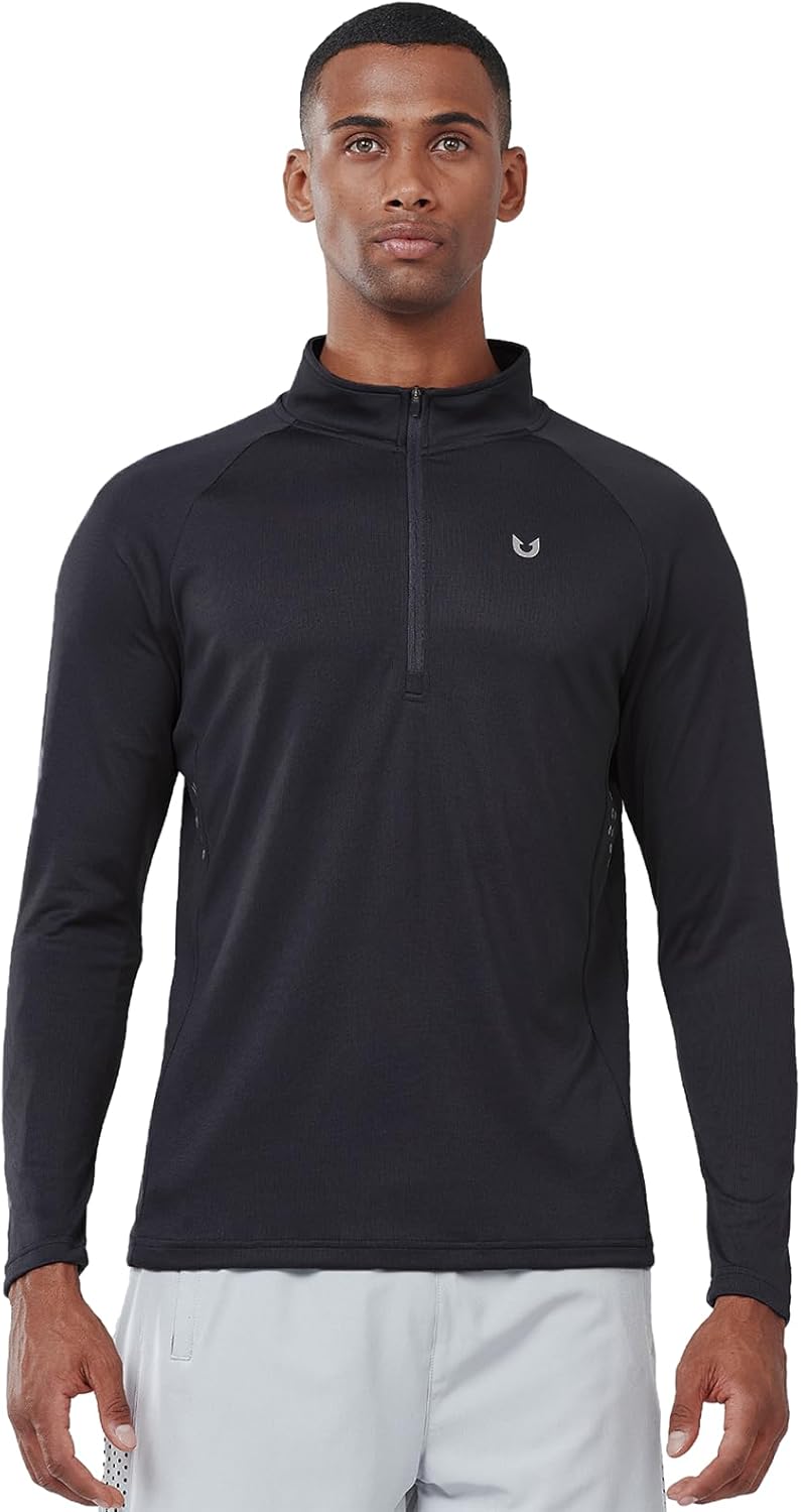 Thumbnail 1 de NORTHYARD Quarter Zip Pullover Men Running Shirt — Moisture Wicking, Quick Dry, Long Sleeve