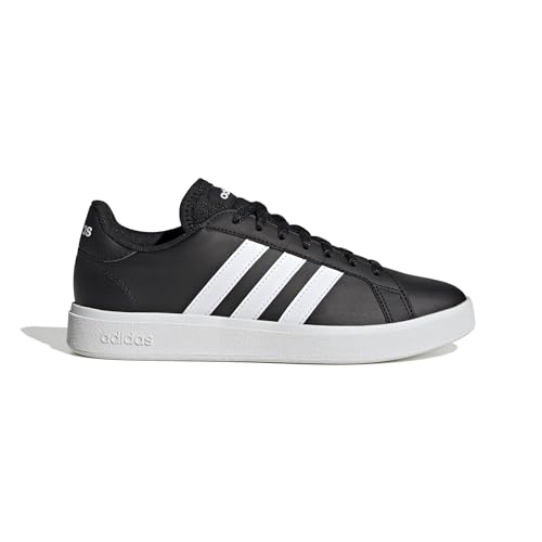 Thumbnail 3 de adidas Grand Td Lifestyle Court: zapatillas casual para mujer con cierre de cordones y suela de goma cosida (Core Black/Cloud White)