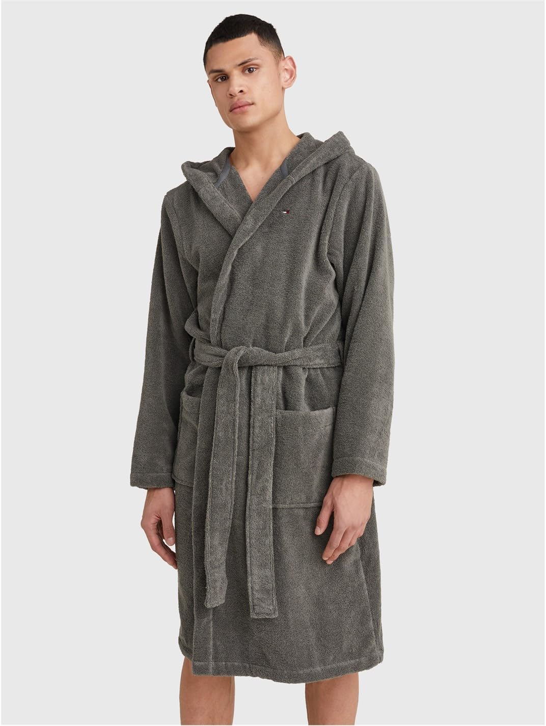 Thumbnail 2 de Tommy Hilfiger Peignoir de Bain Homme Col Tissu Éponge