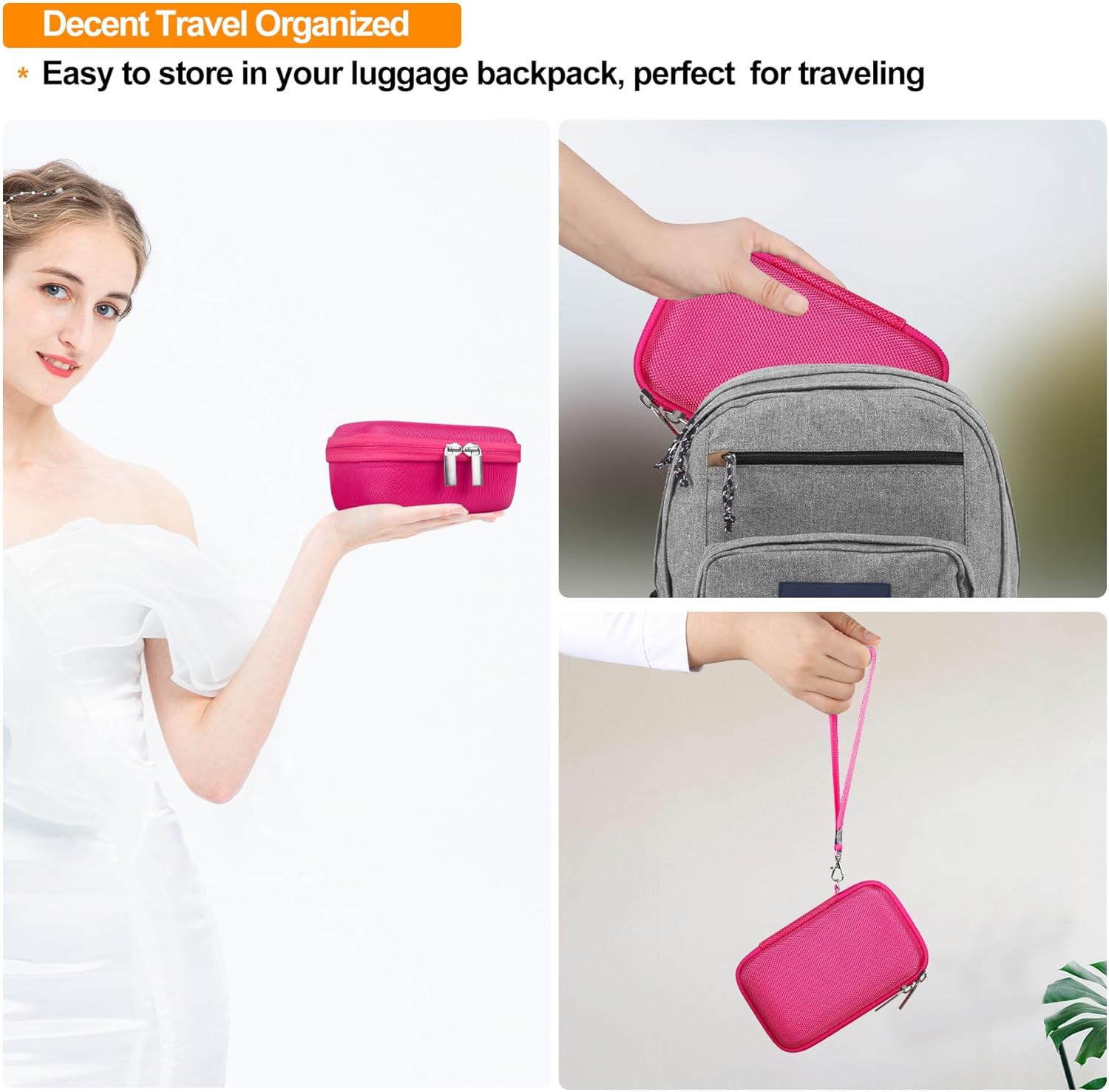 Thumbnail 4 de Elonbo Carrying Case for OM System Tough TG-7 / Olympus TG-6: Practical Waterproof Storage for Travel