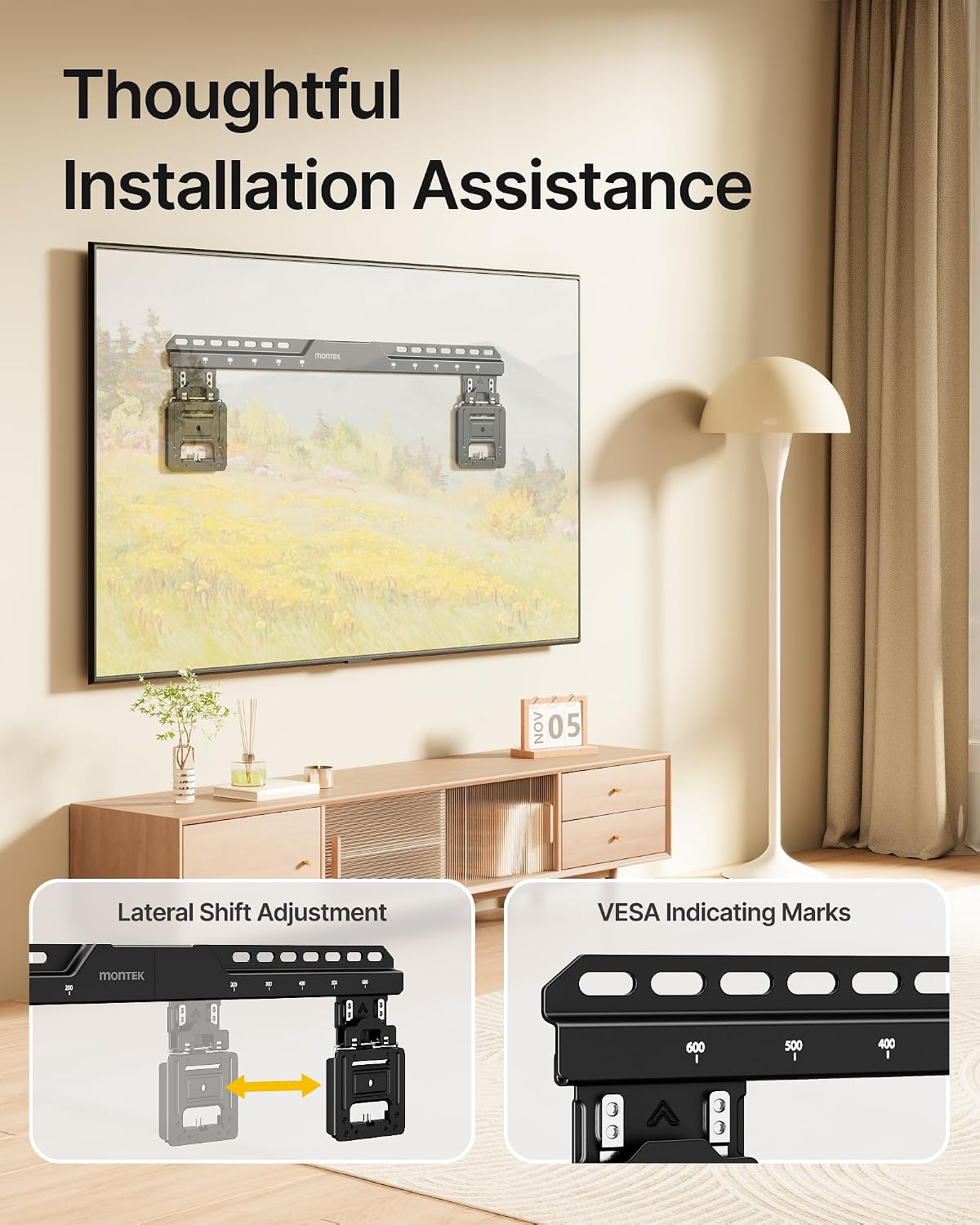 Thumbnail 6 de monTEK TV Wall Mount 0.35-inch