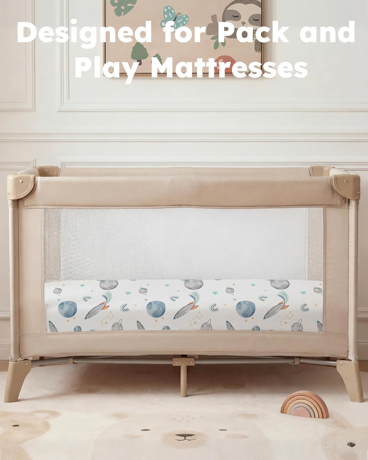 Thumbnail 1 de Nyessmee Pack and Play Sheets, 2-Pack