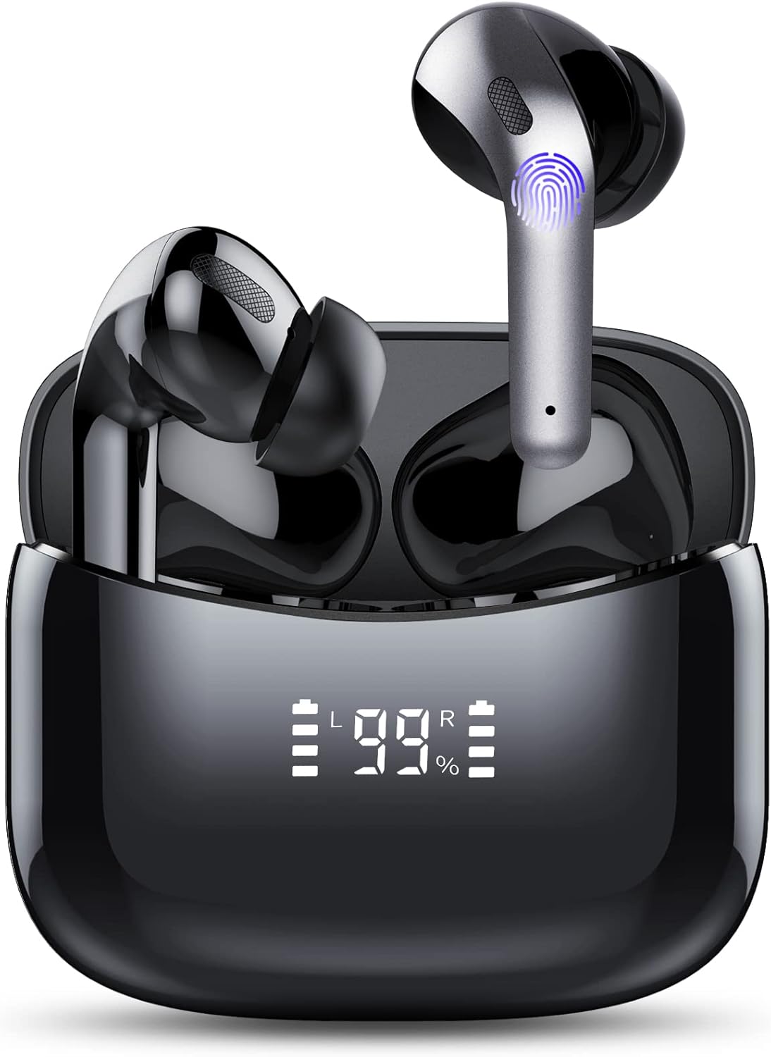 Detalle de Tiksounds Wireless Earbuds with LED Power Display