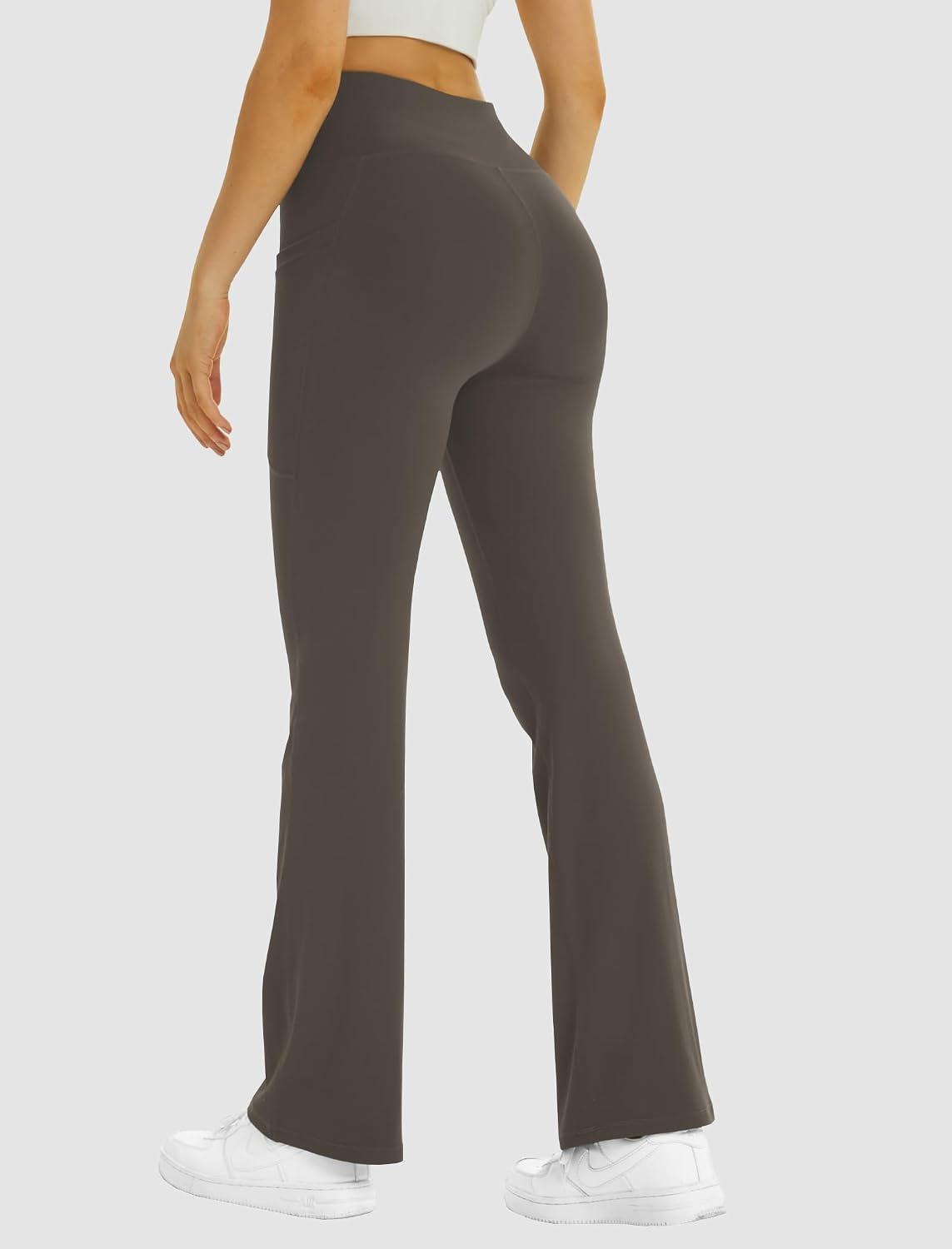 Thumbnail 4 de FireSwan Women's Flare Yoga Pants, High Waist with Pockets and No Front Seam