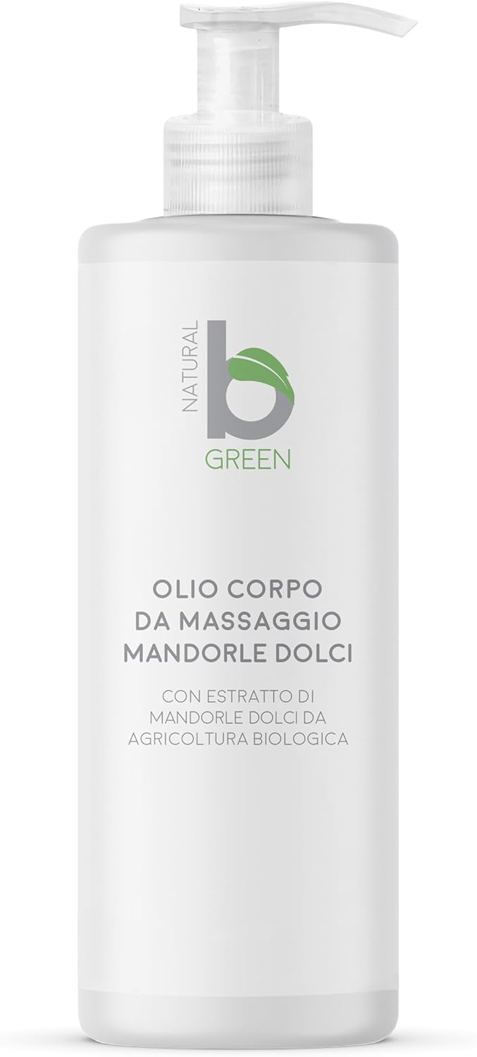 Detalle de Olio da Massaggio Anticellulite Professionale BGreen 500 ml — trattamento tonificante con ingredienti naturali, Made in Italy