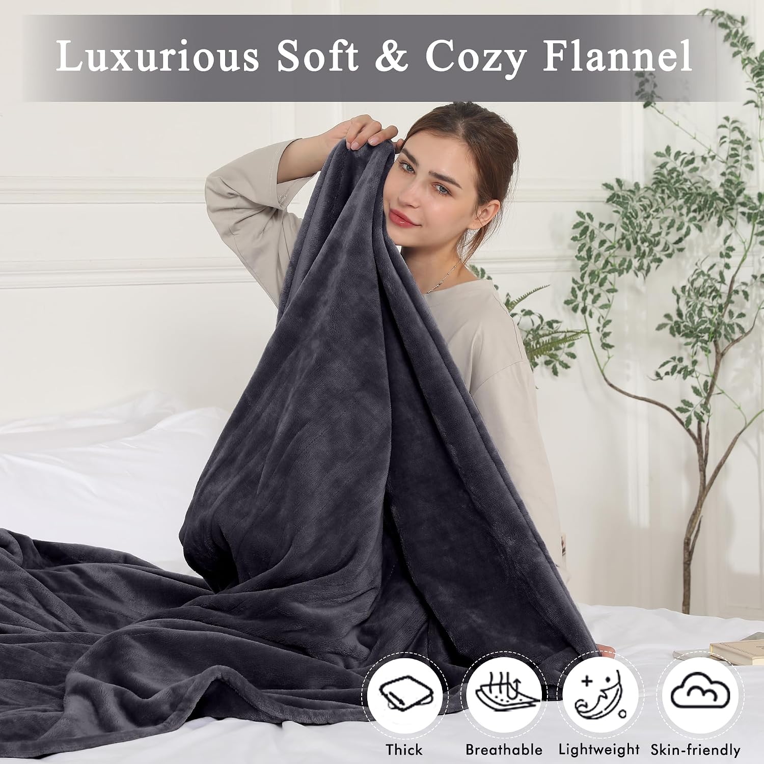 Detalle de COZYTY Heated Blanket 72 x 84