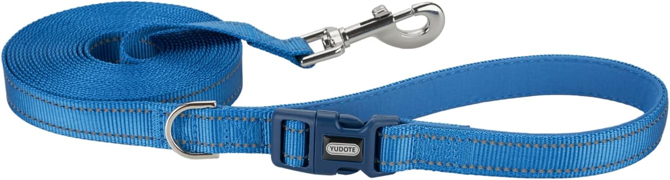 Thumbnail 4 de Petiry Long Dog Training Lead 5m with Reflective Nylon, Padded Handle and 360° Clasp