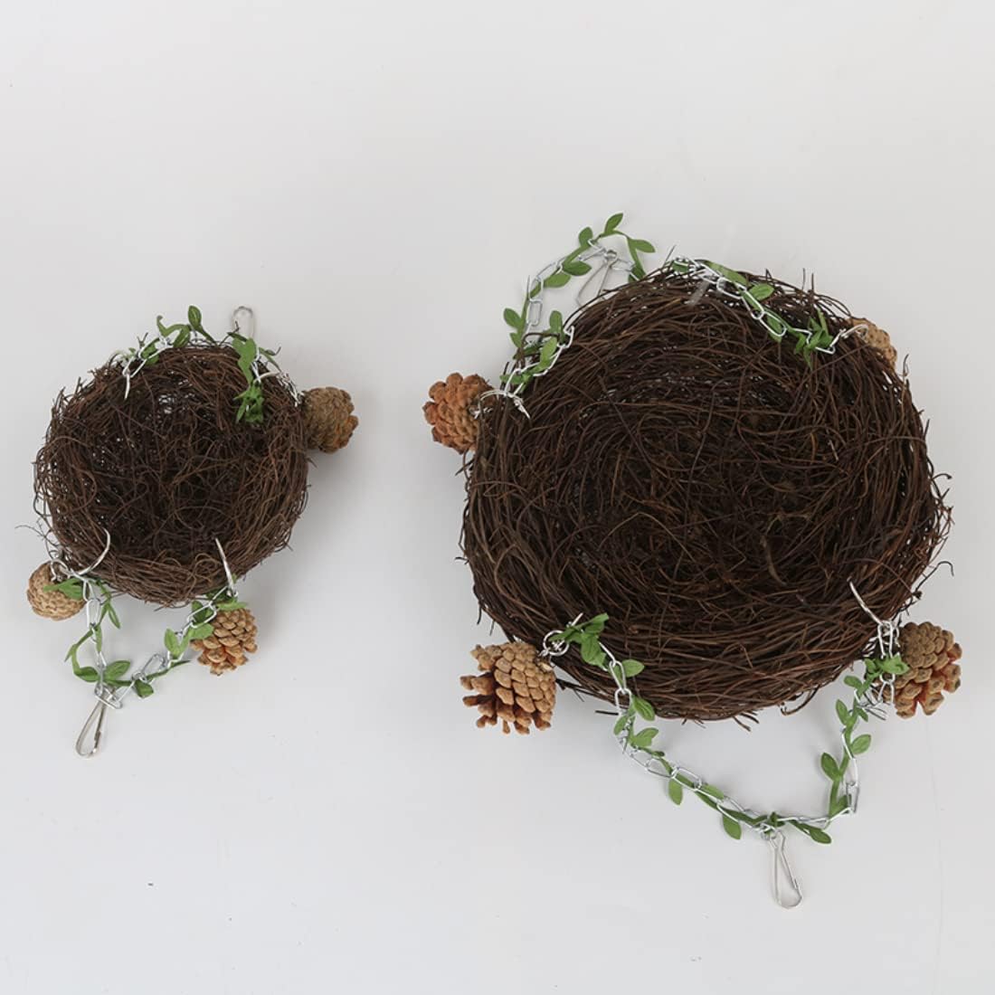 Thumbnail 5 de Natural Rattan Nest Large bird swing 8.66 inch